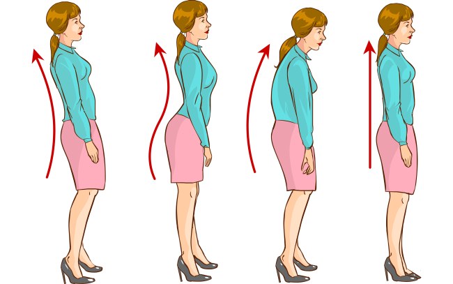 Slouching exercises, for posture, strengthening muscles at home