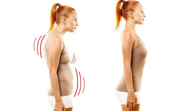 Slouching exercises, for posture, strengthening muscles at home