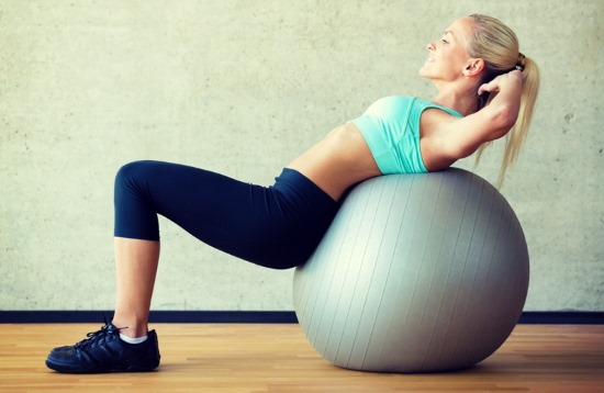 Fitness and Weight Loss Ball Exercises