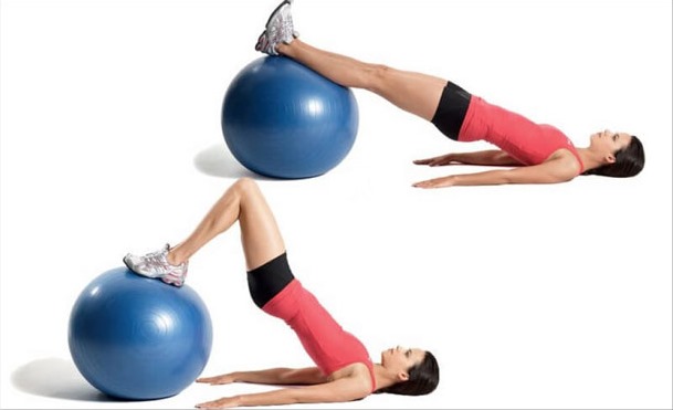 Fitness and Weight Loss Ball Exercises