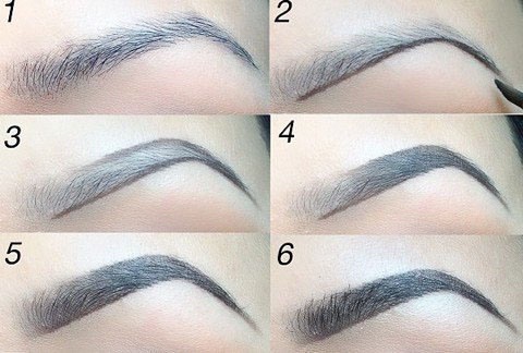 Eyebrow gels: Vivienne Szabo, Faberlik, Nyx, Essence