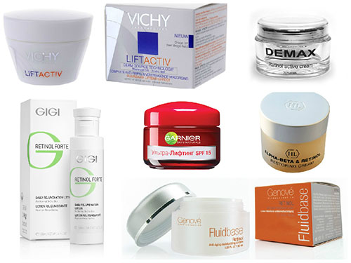 Face creams in pharmacies