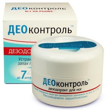 Deo Control foot cream, Kalina. Instruction, price, reviews