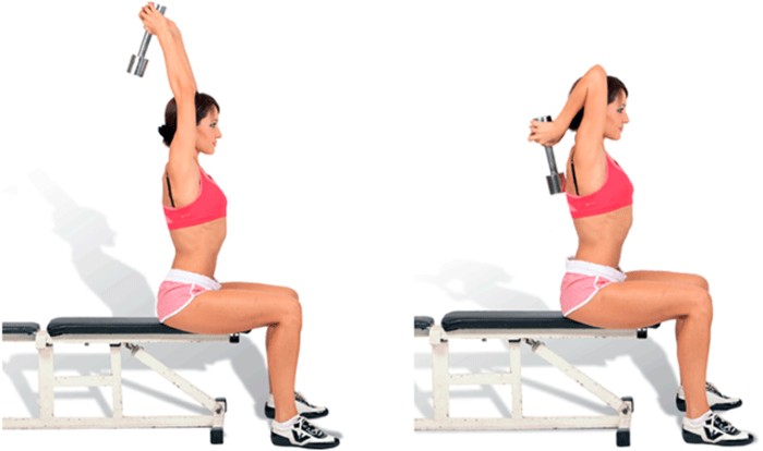 Exercises with dumbbells for women, girls for the back, arms, chest muscles, buttocks, abs, at home for beginners