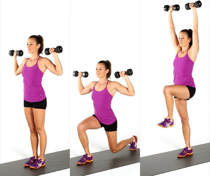 Exercises with dumbbells for women, girls for the back, arms, chest muscles, buttocks, abs, at home for beginners