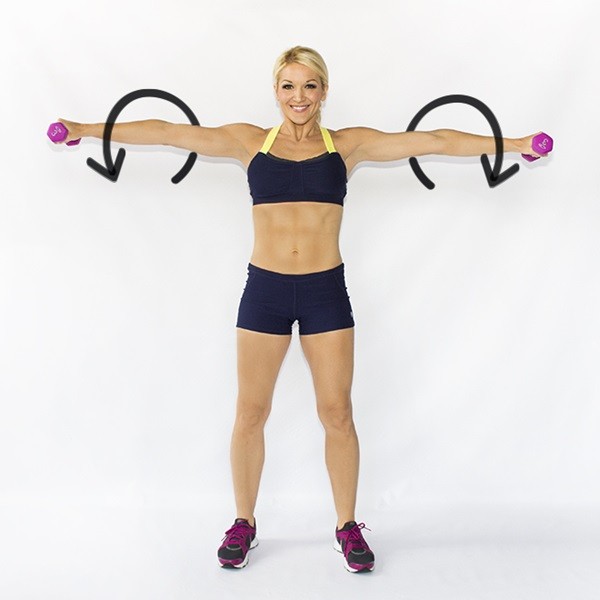 Exercises with dumbbells for women, girls for the back, arms, chest muscles, buttocks, abs, at home for beginners