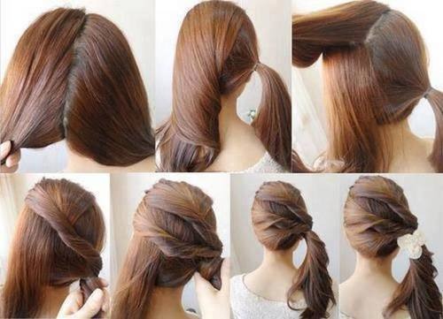 Hairstyles for long hair with your own hands at home. Step-by-step instructions, photo