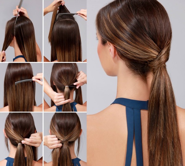 Hairstyles for long hair with your own hands at home. Step-by-step instructions, photo