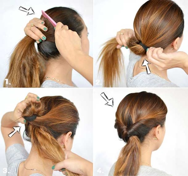 Hairstyles for long hair with your own hands at home. Step-by-step instructions, photo