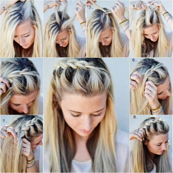 Hairstyles for long hair with your own hands at home. Step-by-step instructions, photo