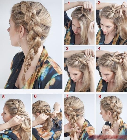 Hairstyles for long hair with your own hands at home. Step-by-step instructions, photo