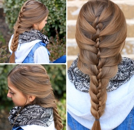 Hairstyles for long hair with your own hands at home. Step-by-step instructions, photo