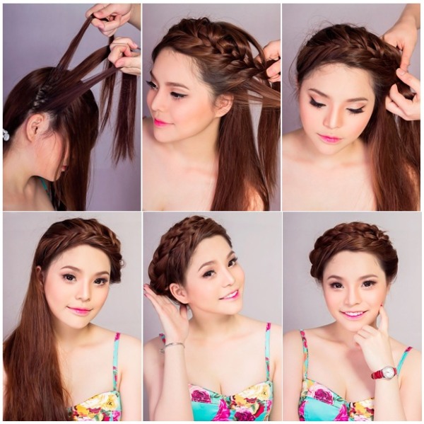 Hairstyles for long hair with your own hands at home. Step-by-step instructions, photo