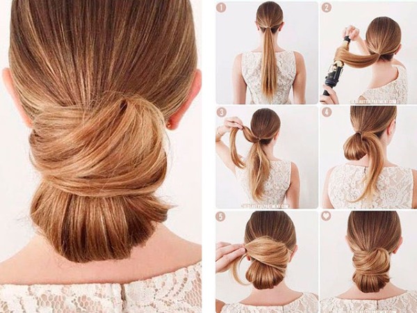 Hairstyles for long hair with your own hands at home. Step-by-step instructions, photo