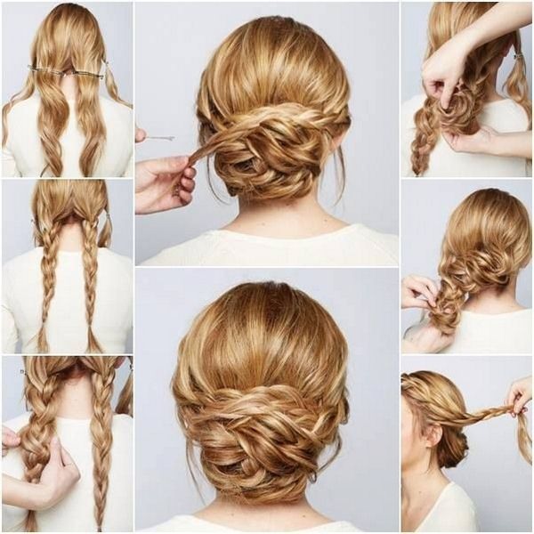 Hairstyles for long hair with your own hands at home. Step-by-step instructions, photo