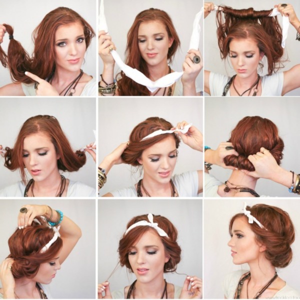 Hairstyles for long hair with your own hands at home. Step-by-step instructions, photo