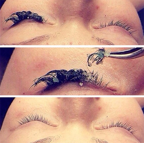 How to remove extended eyelashes at home quickly without harm: oil, cream, debonder, remover