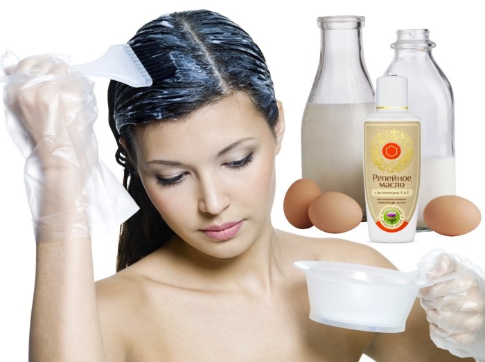 Hair masks for hair loss, for growth, density. Recipes with vitamins, sugar, mustard, honey, castor oil, cognac