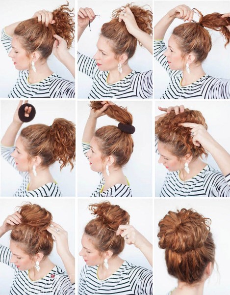 Hairstyles for medium hair do it yourself. Step-by-step instructions for simple hairstyles in 5 minutes at home