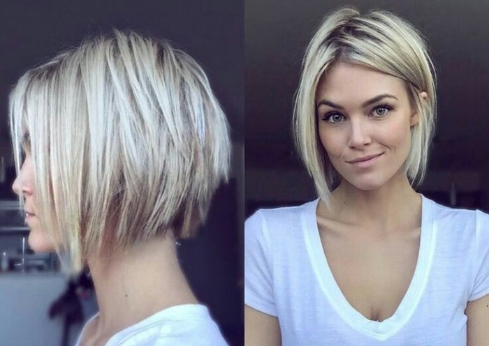 Pixie haircut for short and medium hair for women. Photo, front and back views, a diagram of how to cut, who suits