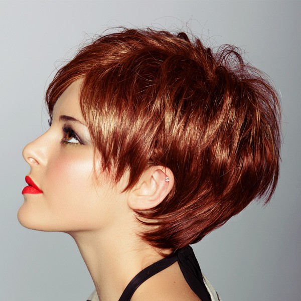 Pixie haircut for short and medium hair for women. Photo, front and back views, a diagram of how to cut, who suits