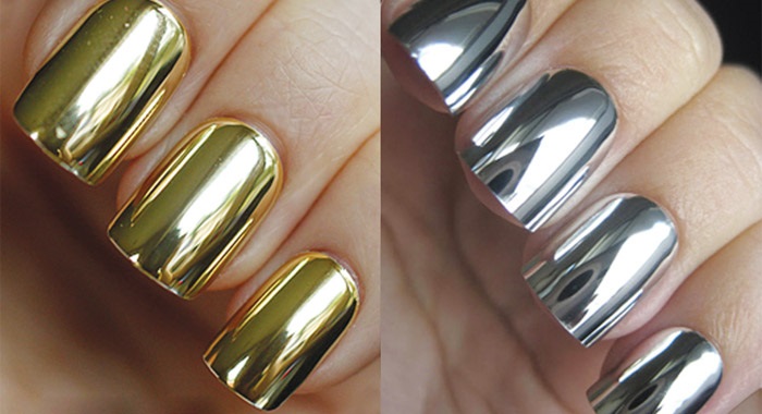 Mirror nail polish. How to do a mirror manicure with a rub. Photos of ideas and designs