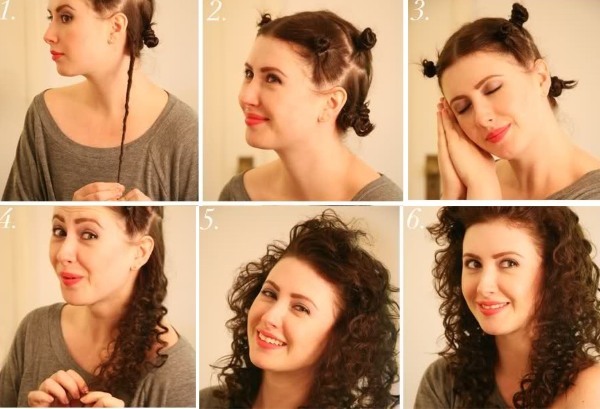 Beautiful hairstyles for medium hair quickly and easily in stages with your own hands. A photo