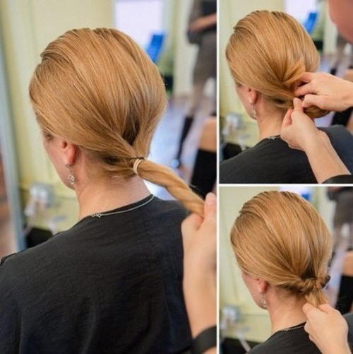 Beautiful hairstyles for medium hair quickly and easily in stages with your own hands. A photo