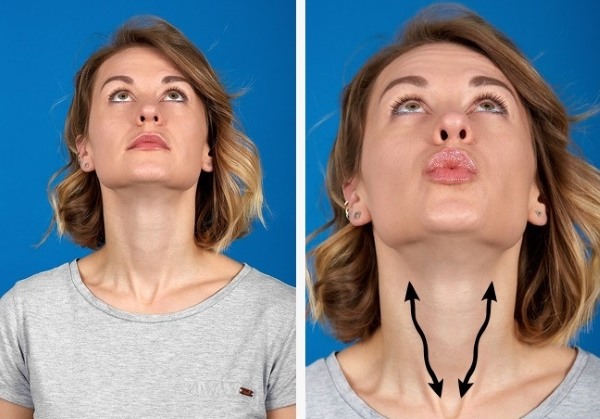 Double chin exercises are effective. How to remove cheeks and chin at home. Video