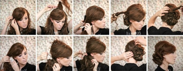 Hairstyles for long hair step by step. Photo of beautiful simple haircuts with and without bangs, evening and wedding