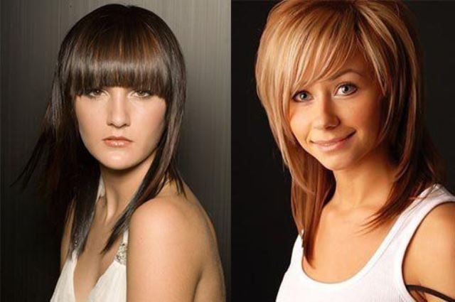 Women's haircuts for medium hair 2020. Photo, front and back views, hairstyles with bangs and without, for an oval, round, square face