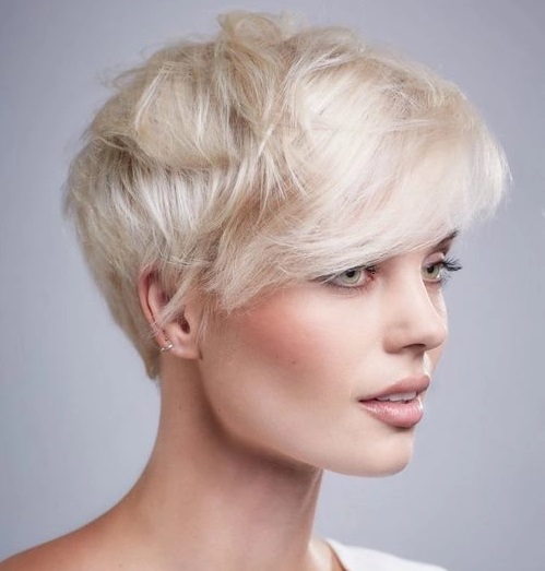 Fashionable asymmetrical haircuts for short hair. New items 2020, photo, front and back views