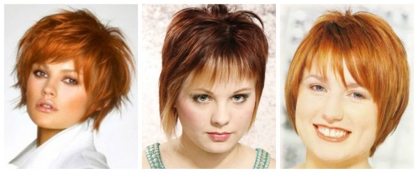 Fashionable asymmetrical haircuts for short hair. New items 2020, photo, front and back views