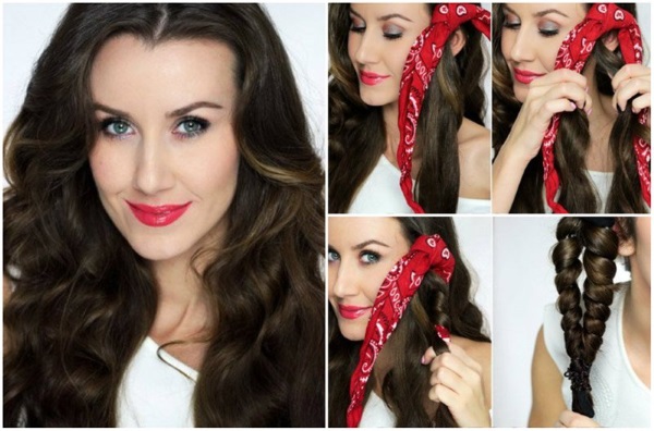 How to make beautiful and voluminous curls at home. Step by step instructions with photo