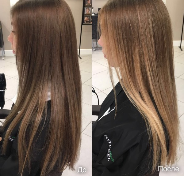 Hair coloring for light brown hair of medium, short, long length. How to do it yourself at home, photo