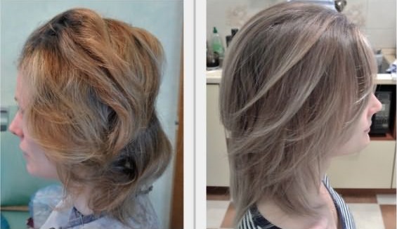 Hair coloring for light brown hair of medium, short, long length. How to do it yourself at home, photo