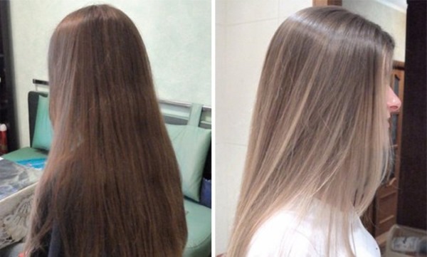 Hair coloring for light brown hair of medium, short, long length. How to do it yourself at home, photo