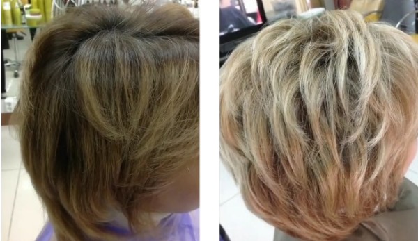 Hair coloring for light brown hair of medium, short, long length. How to do it yourself at home, photo