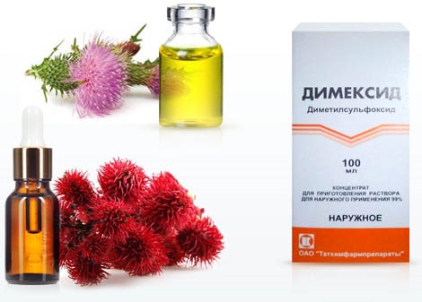 Hair masks with Dimexidum. Recipes for hair growth, strengthening, density and volume, against hair loss