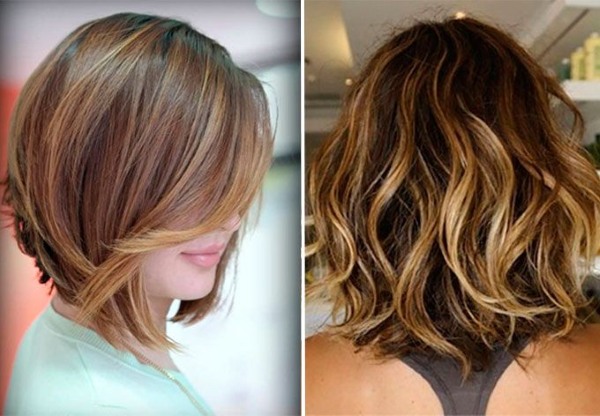 Fashionable options for dyeing hair 2020. Technique for dyeing shatush, ombre, sombre, balayazh, bronding, highlighting. A photo