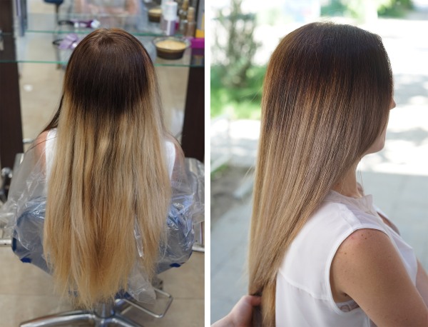 Fashionable options for dyeing hair 2020. Technique for dyeing shatush, ombre, sombre, balayazh, bronding, highlighting. A photo