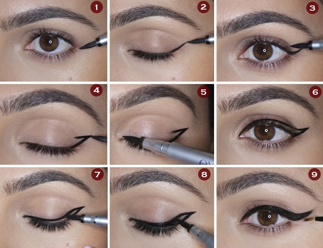 Arrows on the eyes for beginners. Step-by-step instructions with photos, professional advice, video tutorials