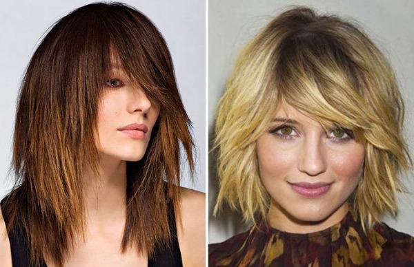 Haircuts for thin and thin hair of medium length for every day and celebration. A photo