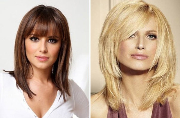 Haircuts for thin and thin hair of medium length for every day and celebration. A photo