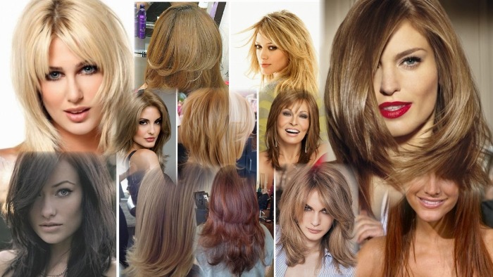 Haircuts for thin and thin hair of medium length for every day and celebration. A photo