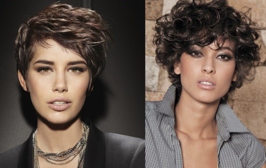 Fashionable haircuts for curly and curly hair of medium length to the shoulders with and without bangs. A photo