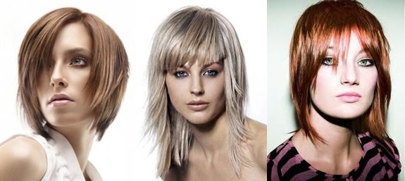 Haircuts with bangs for medium hair 2020. Photo of fashionable haircuts for a round, oval, square face