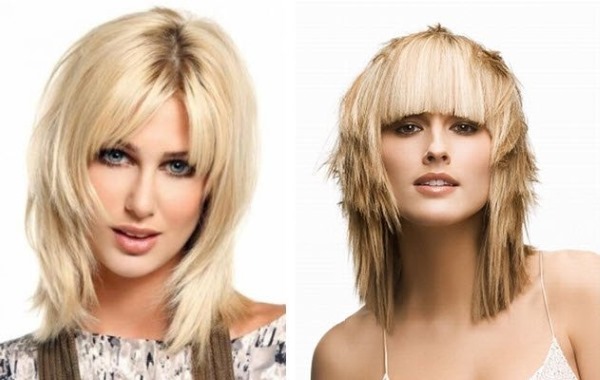 Haircuts with bangs for medium hair 2020. Photo of fashionable haircuts for a round, oval, square face