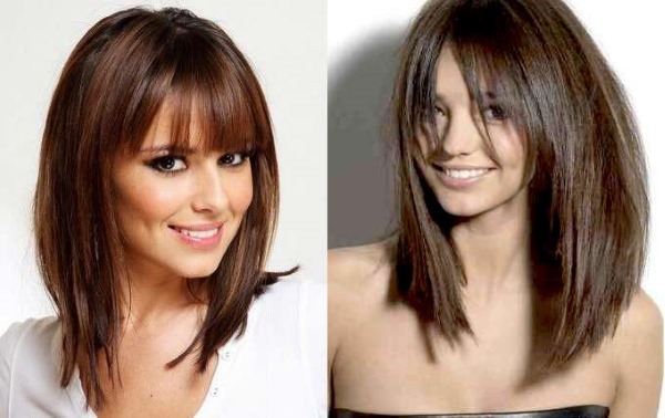 Haircuts with bangs for medium hair 2020. Photo of fashionable haircuts for a round, oval, square face