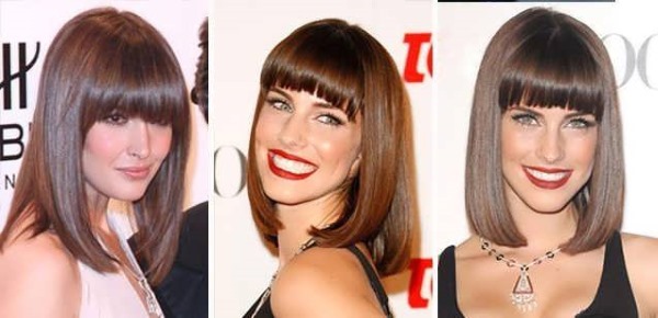 Haircuts with bangs for medium hair 2020. Photo of fashionable haircuts for a round, oval, square face